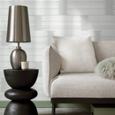 Abstract Wallpaper with Horizontal Brush Strokes in Light Gray - C685