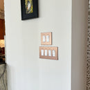 CleanPlate Wall Plate in Copper for Rocker Switches