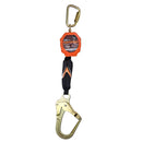 Pygmy Hog 11 ft Web Self Retracting Lifeline With Snap/Peri/Rebar Hooks