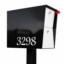 UpTown Box Locking Package Dropbox  in TEXTURED MATT  BLACK - Modern Mailbox