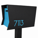 Retrobox-2.0  in TEXTURED MATT JET BLACK - Modern Mailbox
