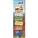 Blue Ridge Parkway Fall Directional | Wall Art Print on Real Wood