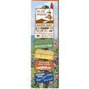 Blue Ridge Parkway Directional | Wall Art Print on Real Wood