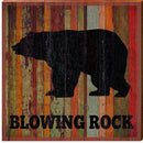 Blowing Rock, North Carolina Bear Wooden Sign | Wall Art Print on Real Wood | Lodge Mountain Decor