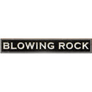Blowing Rock Black Sign | Wall Art Print on Real Wood