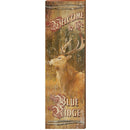 Welcome to the Blue Ridge Deer | Wall Art Print on Real Wood