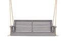 Amish Casual 3 Foot Roll Back Porch Swing in Grey Stain