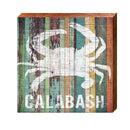 Calabash Crab Orange Boards | Real Wood Art Print