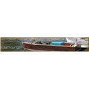 Table Rock Lake Vintage Boat | Wall Art Print on Real Wood