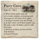 Party Cove Definition Coaster Set