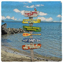 Table Rock Lake Lake Directional Coaster Set