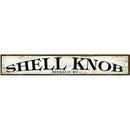 Shell Knob Missouri Black & White Sign | Wall Art Print on Real Wood