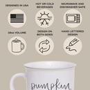 Pumpkin Spice 16 oz Rustic Campfire Coffee Mug
