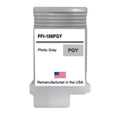 U.S. Remanufactured for Canon PFI-106PGY 130ml Photo Gray Ink Cartridge