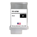 U.S. Remanufactured for Canon PFI-107BK 130ml Black Ink Cartridge