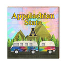 Appalachian State‚Äö√ë¬¢ Camper Van Tie Dye | Collegiate Wood Wall Art Print