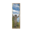 Appalachian State‚Ñ¢ Mountaineer‚Ñ¢ Statue | Collegiate Wood Wall Art Print