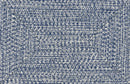 Blue Braided Faux Jute Outdoor Rug