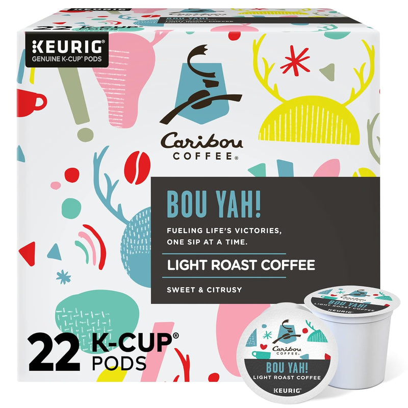 Caribou Coffee Blend K-Cups, Medium Roast – 24 Count
