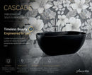 Cascade 59” Freestanding Solid Surface Bathtub