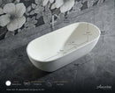 Cascade 69 ” Freestanding Solid Surface Bathtub