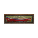 Welcome to Hubbard Lake Sign | Real Wood Art Print