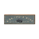 Hunter, New York Black Bear Latitude Longitude Sign | Wall Art Print on Real Wood
