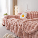 Faux Rabbit Fur Throws for Sofas, Stylish Throw Blankets for Couch and Couch Throw Cover