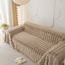 Faux Rabbit Fur Throws for Sofas, Stylish Throw Blankets for Couch and Couch Throw Cover