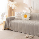 Luxury Oversized Soft Plush L Shape Couch Cover Sofa Throw Cover, Extra Large Blanket to Cover Couch