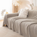 Luxury Oversized Soft Plush L Shape Couch Cover Sofa Throw Cover, Extra Large Blanket to Cover Couch