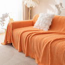 Luxury Oversized Soft Plush L Shape Couch Cover Sofa Throw Cover, Extra Large Blanket to Cover Couch