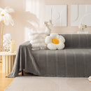 Luxury Oversized Soft Plush L Shape Couch Cover Sofa Throw Cover, Extra Large Blanket to Cover Couch