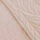 Leaf Vein Textured Cotton Quilted Sofa Slipcover, Non-Slip Modular Couch Covers