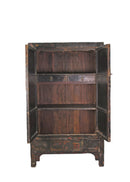 Z-Hand Painted Antique Black Chinese Antique Cabinet