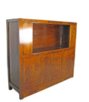Hand Painted Chinese Antique Display Cabinet – 59 inches tall, Hand-Painted Design