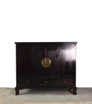 Dark Brown Chinese Antique Cabinet – 56 inches tall