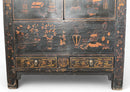 Z-98" Inch High Antique Chinese Chinoiserie-Style Cabinet