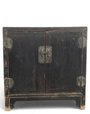 Z-Pair Antique Black Asian Cabinets