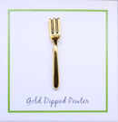 Fork Gold Lapel Pin