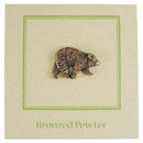 Bear Copper Lapel Pin