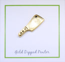 Cleaver Gold Lapel Pin