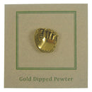 Baseball Glove Gold Lapel Pin