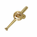 Baseball and Bat Gold Lapel Pin