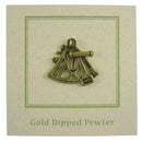 Sextant Gold Lapel Pin