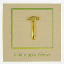 Hammer Gold Lapel Pin