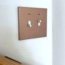 CleanPlate Classic Wall Plate in Copper for Toggle Switches