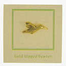 Hummingbird Gold Lapel Pin