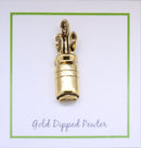 Spoons in Pot Gold Lapel Pin