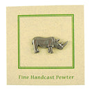 Rhinoceros Lapel Pin